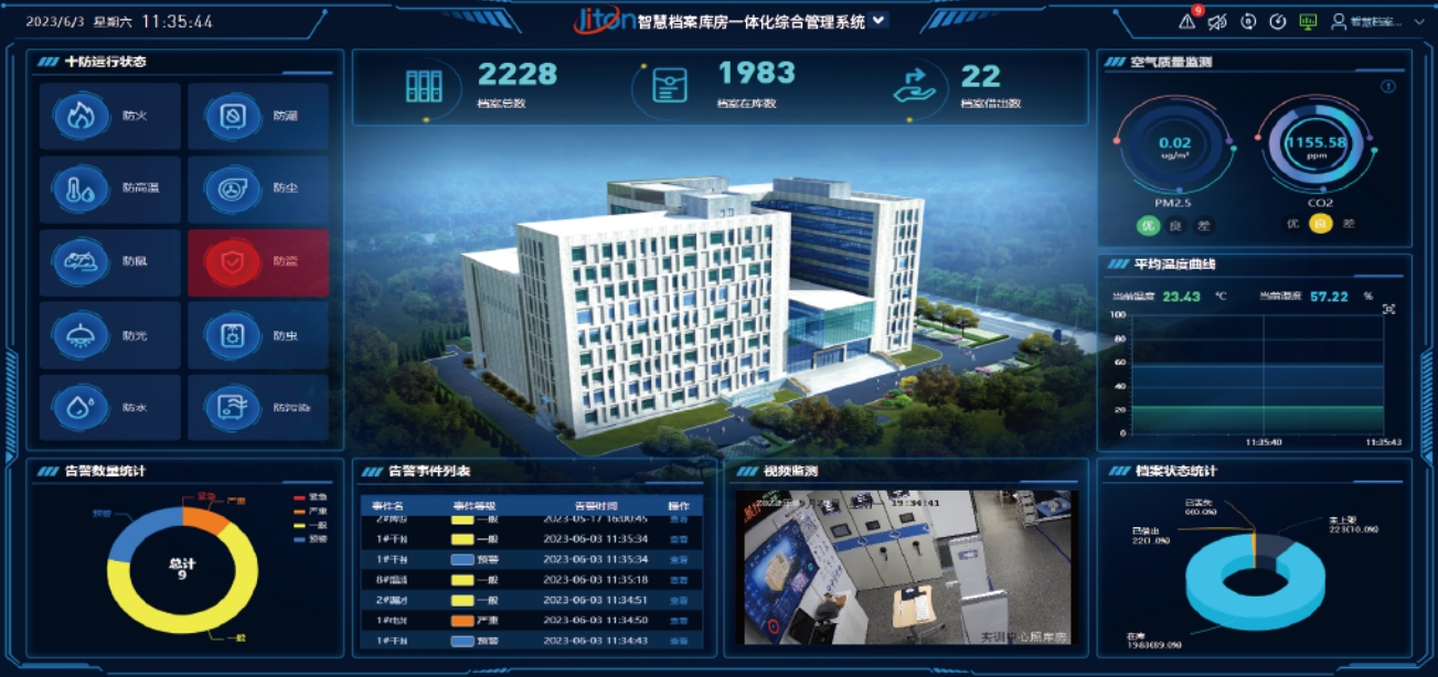 檔案十防管理系統(tǒng)如何保持檔案存儲環(huán)境的清潔度？